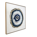 Framed abstract canvas print for home decoration